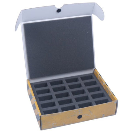 Half-sized Small Box for 20 miniatures on 25 mm bases - Safe & Sound