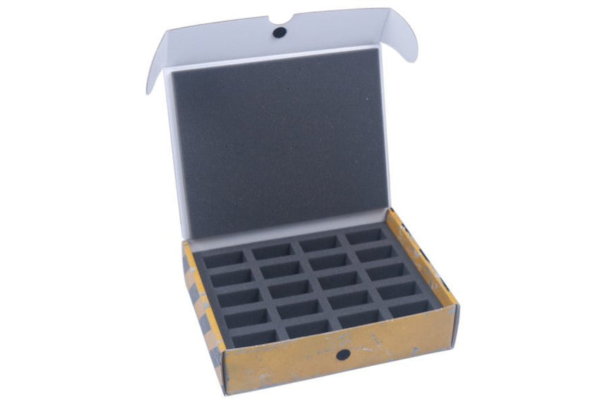 Half-sized Small Box for 20 miniatures on 25 mm bases - Safe & Sound