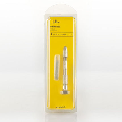Hand Drill with Five Drills (1, 1.2, 1.4, 1.5, 1.8 mm) - Zubehör - Heller - 99019