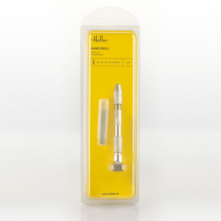 Hand Drill with Five Drills (1, 1.2, 1.4, 1.5, 1.8 mm) - Zubehör - Heller - 99019