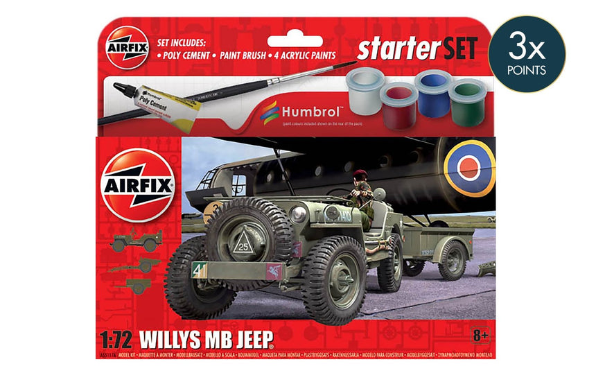 A55117A Hanging Gift Set - Willys MB Jeep