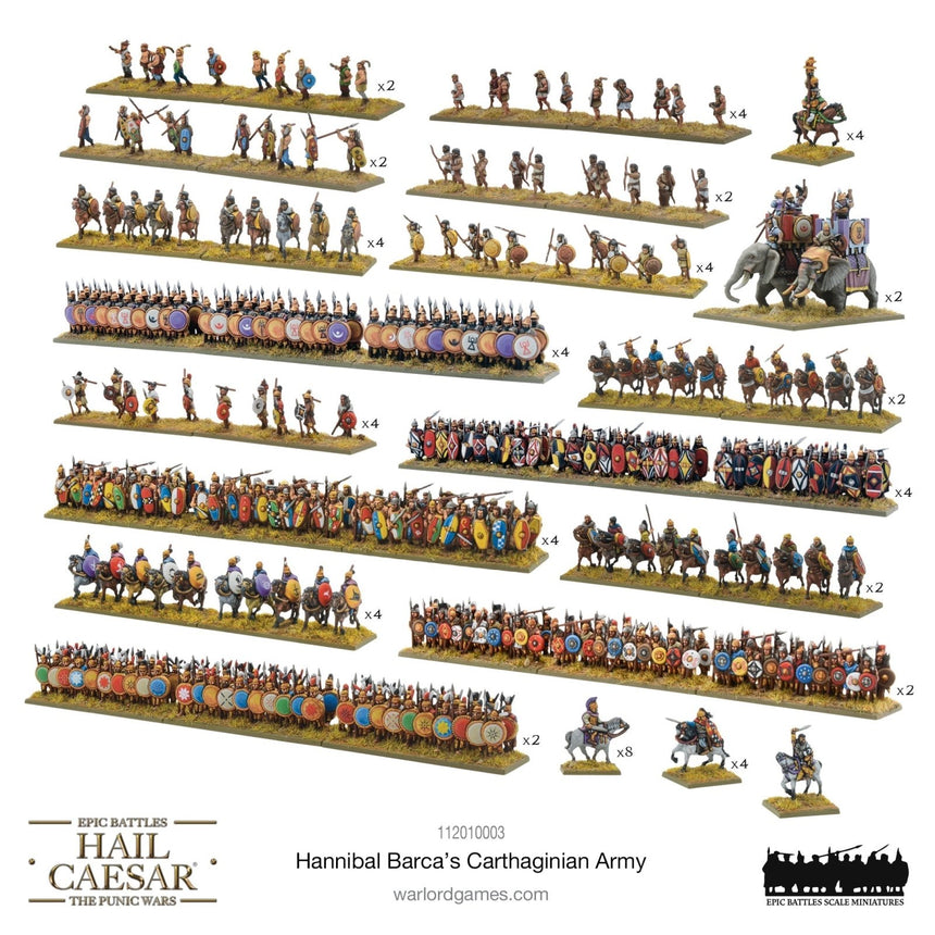 Hannibal Barca's Carthaginian Army - Starterarmee - Warlord Games - 112010003