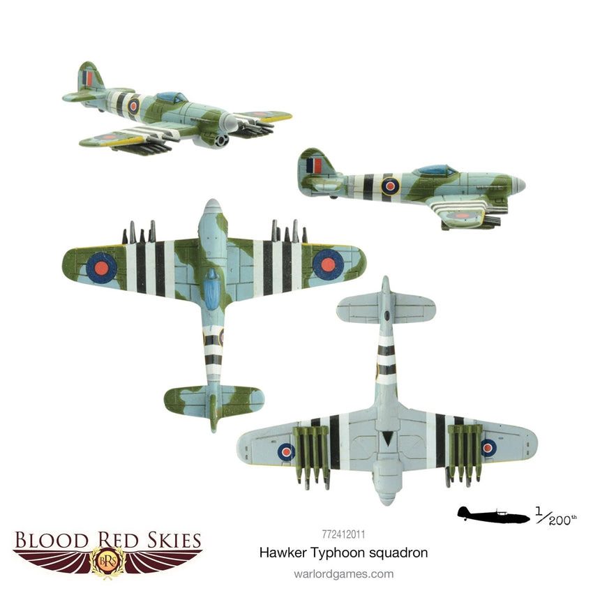 Hawker Typhoon Squadron - Flugzeuge - Warlord Games - 772412011