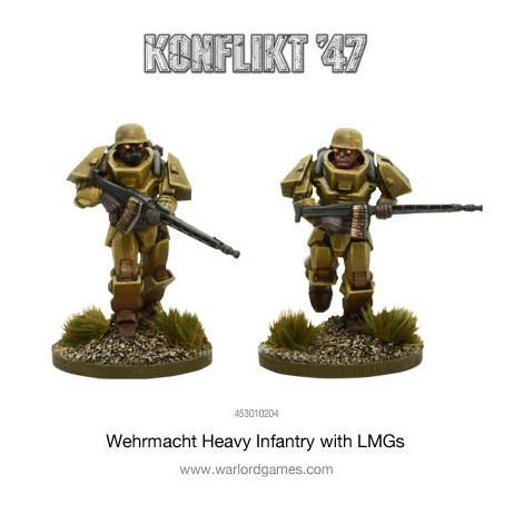 Heavy Infantry with LMGs - Infanterie - Warlord Games - 453010204