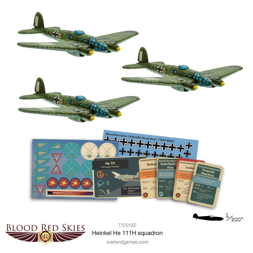 Heinkel He 111H Squadron - Flugzeuge - Warlord Games - 775101007