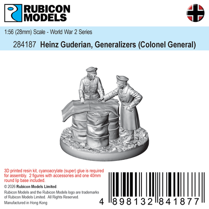 Heinz Guderian, Generaloberst (Colonel General) - Rubicon Models - 284187