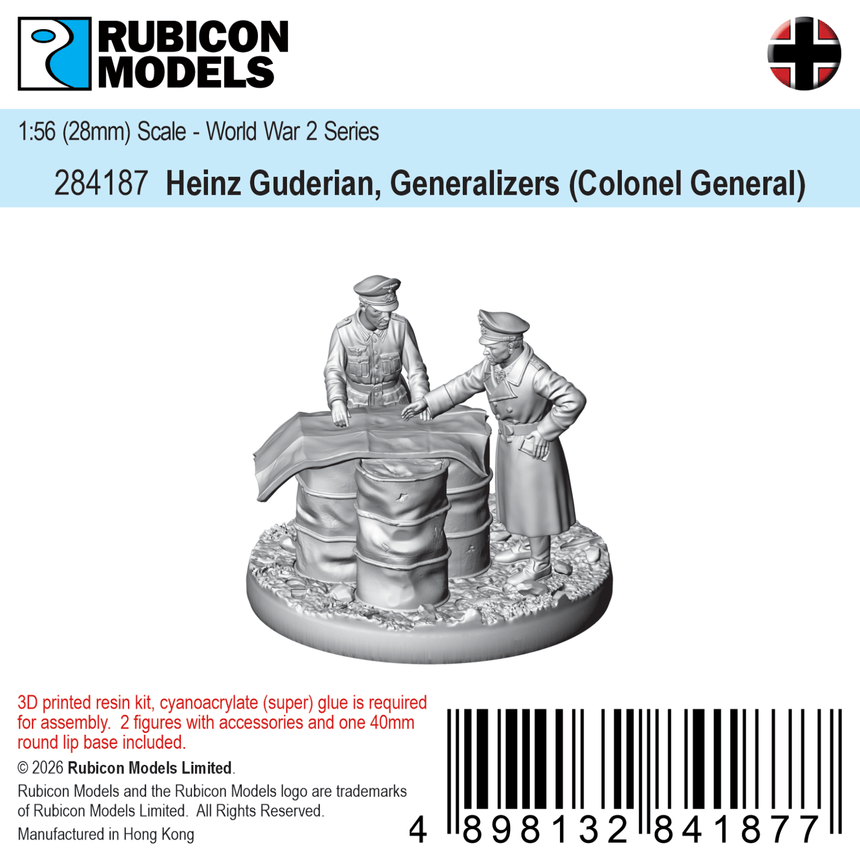 Heinz Guderian, Generaloberst (Colonel General) - Rubicon Models - 284187