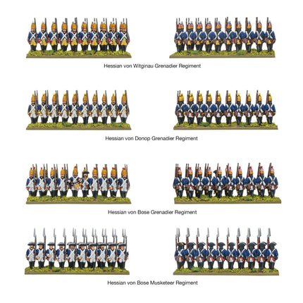 Hessians & Allies Brigade - Starterset - Warlord Games - 312403407