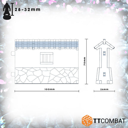 Toshi: Courtyard Wall Extensions - TT Combat - TTSCW-EES-102 (7)