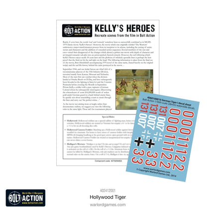 Hollywood Tiger - Panzer - Warlord Games - 402412001