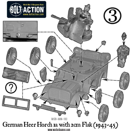 Horch 1a with 2cm Flak (Heer 1943-45)