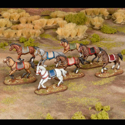 Horses - 28mm Pferde (18 Stück) - Wargames Atlantic