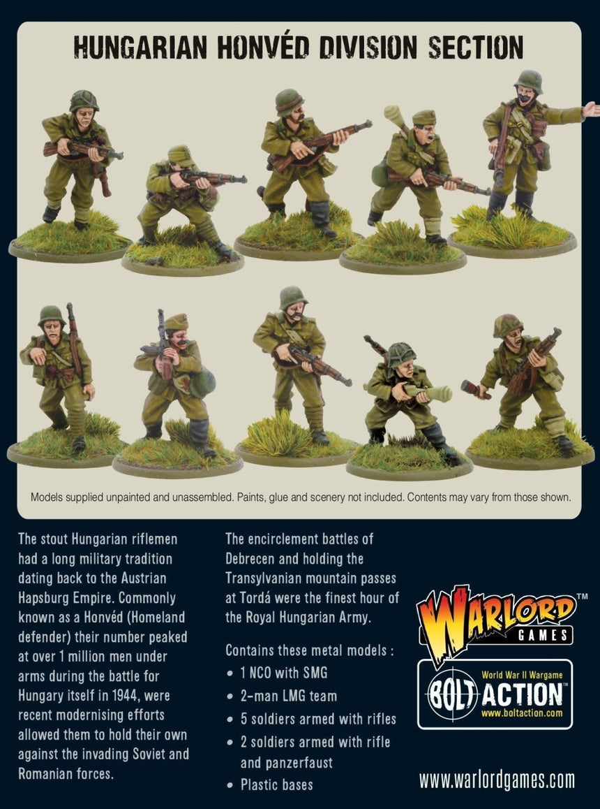 Hungarian Army Honved Division Section - Infanterie - Warlord Games - 402217401