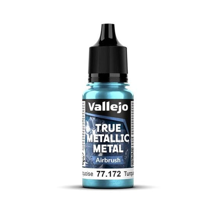 Hydra Turquoise - True Metallic Metal (4 x 18 ml) - Vallejo - 77264 (6)