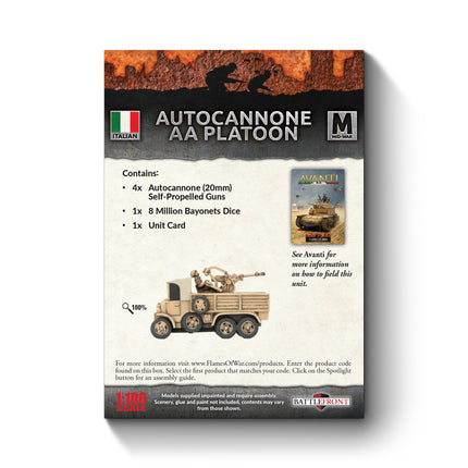 Autocannone 20mm AA Platoon