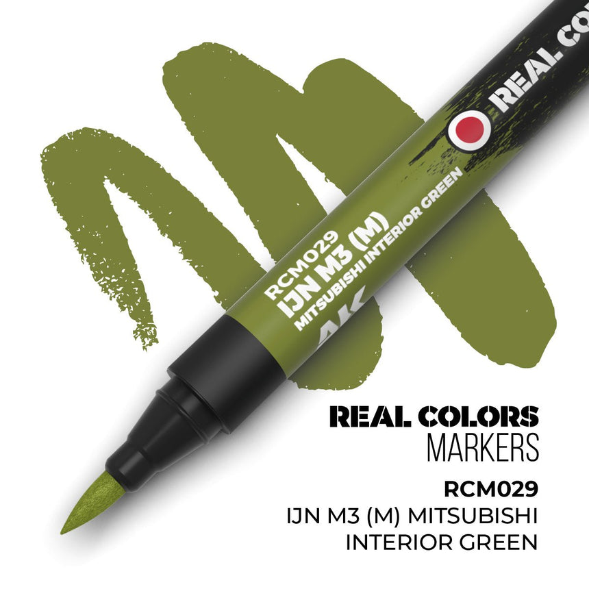 Buy IJN M3 (M) MITSUBISHI INTERIOR GREEN - RC MARKER online for1,92&euro; | AK-Interactive