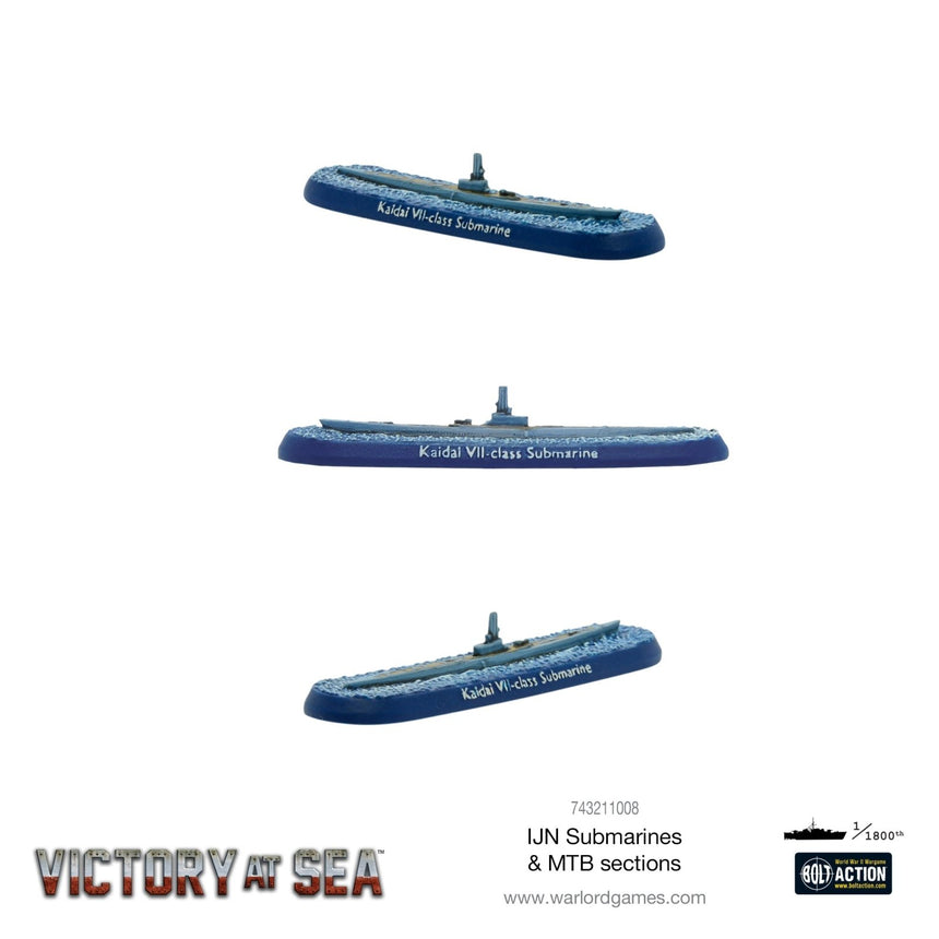 IJN Submarines & MTB Sections - Schiffe - Warlord Games - 743211008