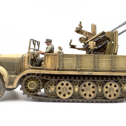 280073 - 2cm Flakvierling 38 with SdAh 51/52 Trailer & Crew