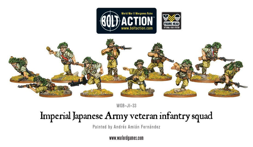 Imperial Japanese Army Veteran Infantry Squad - Infanterie - Warlord Games - 402216003