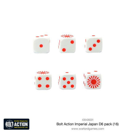 Imperial Japanese D6 Pack (16 Stk) - Zubehör - Warlord Games - 408406001