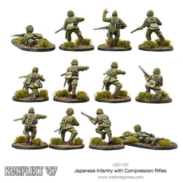 Imperial Shiboru Rifle Squad / Infantry with Compression Rifles - Infanterie - Warlord Games - 452211201