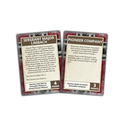 Iron Cross Command Cards