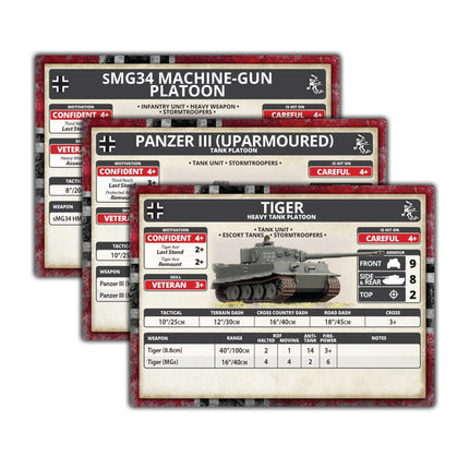 Iron Cross Unit Cards