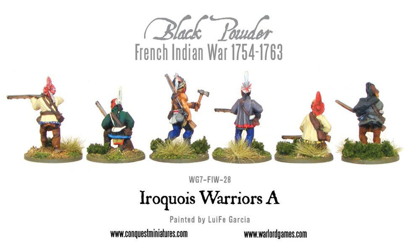 Iroquois Warriors A - Infanterie - Warlord Games - WG7-FIW-28