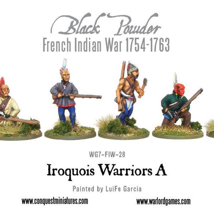 Iroquois Warriors A - Infanterie - Warlord Games - WG7-FIW-28