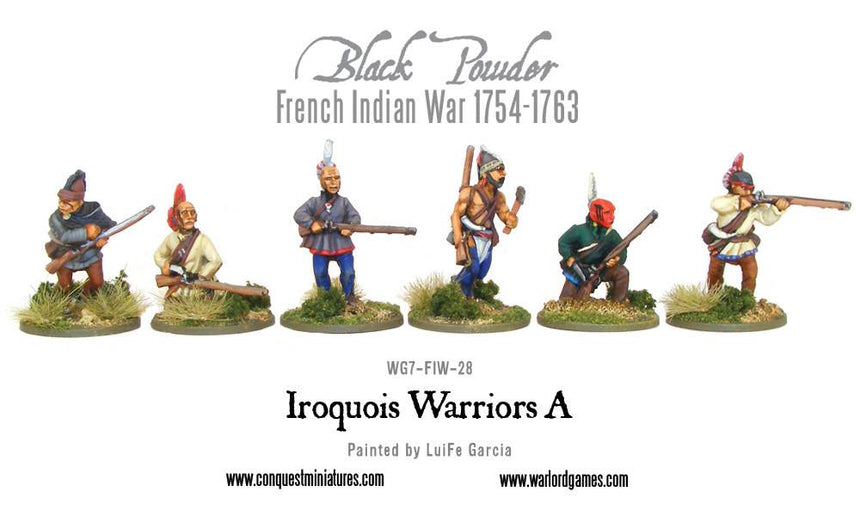 Iroquois Warriors A - Infanterie - Warlord Games - WG7-FIW-28