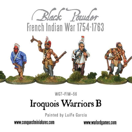 Iroquois Warriors B - Infanterie - Warlord Games - WG7-FIW-56