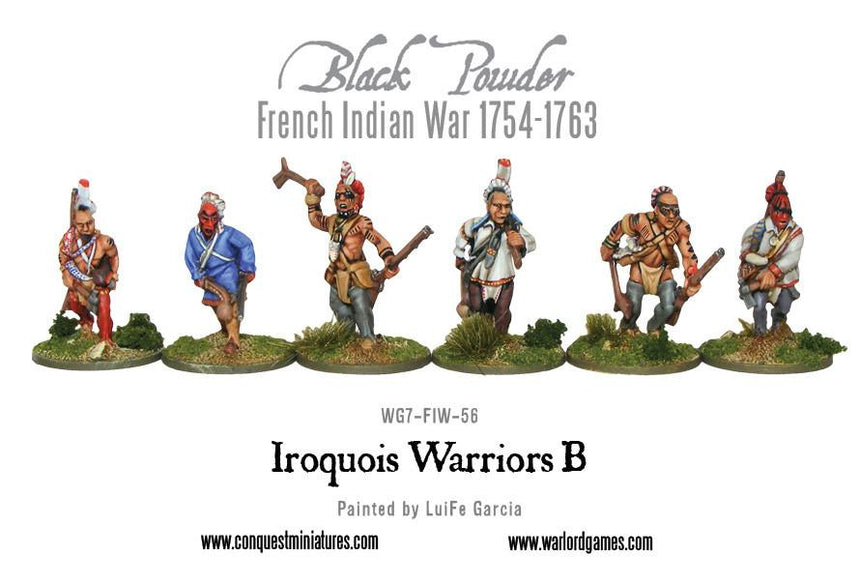 Iroquois Warriors B - Infanterie - Warlord Games - WG7-FIW-56