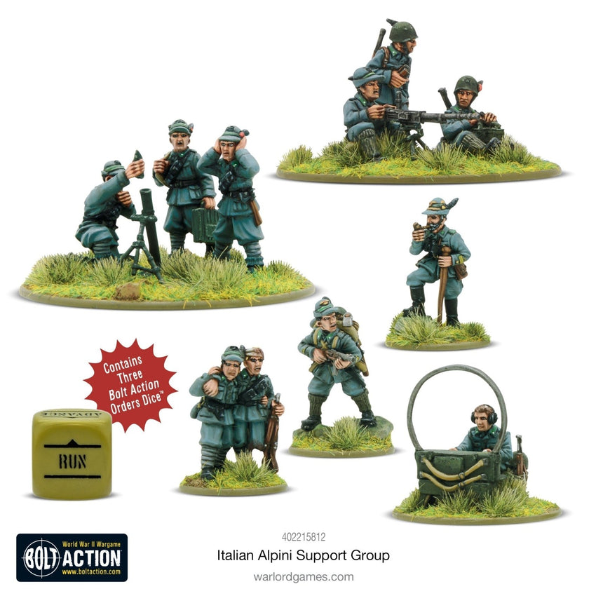 Italian Alpini Support Group - Infanterie - Warlord Games - 402215812