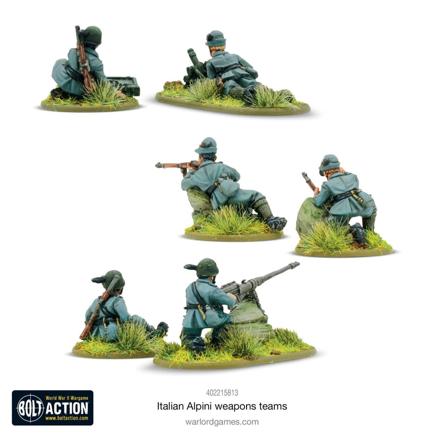 Italian Alpini Weapons Teams - Infanterie - Warlord Games - 402215813
