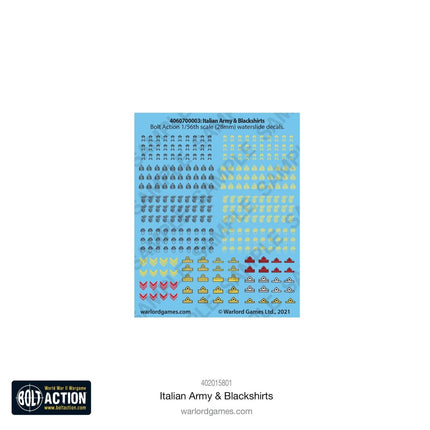 Italian Army & Blackshirts - Infanterie - Warlord Games - 402015801