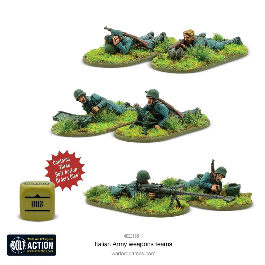 Italian Army Weapons Teams - Infanterie - Warlord Games - 402215811