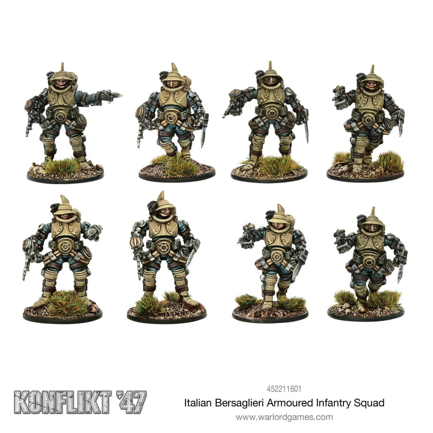 Italian Bersaglieri Armoured Infantry Squad - Infanterie - Warlord Games - 452211601