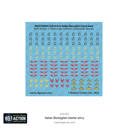 Italian Bersaglieri Starter Army - Starterarmee - Warlord Games - 402015805