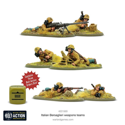 Italian Bersaglieri Weapons Teams - Infanterie - Warlord Games - 402215809