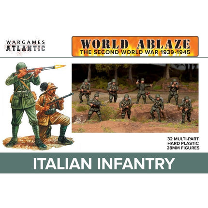 Wargames Atlantic Italian Infantry - Italienische Infanterie (32 Figuren, 28mm)