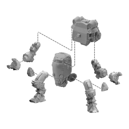 Jackal Light Walker - Walker - Warlord Games - 452600402
