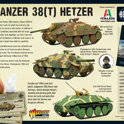 Jagdpanzer 38(t) Hetzer - Panzer - Warlord Games - 402012020