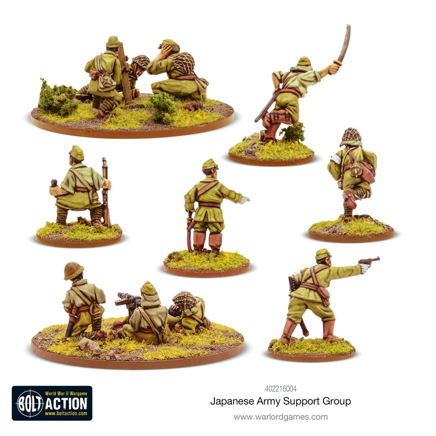 Japanese Support Group (HQ, Mortar & MMG) - Infanterie - Warlord Games - 402216004