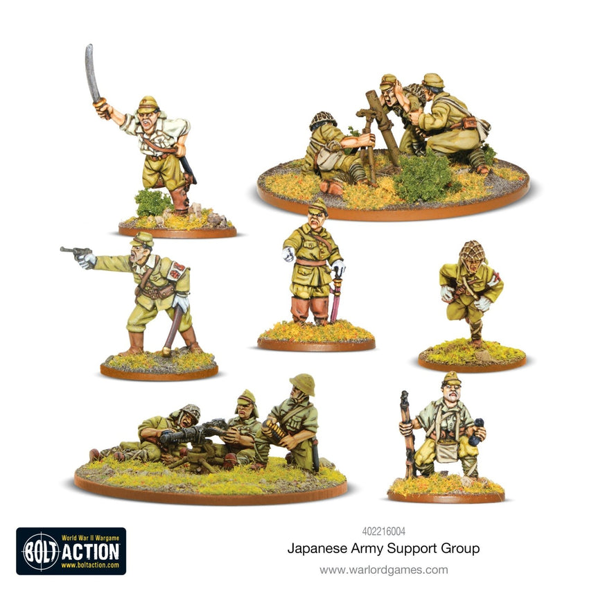 Japanese Support Group (HQ, Mortar & MMG) - Infanterie - Warlord Games - 402216004