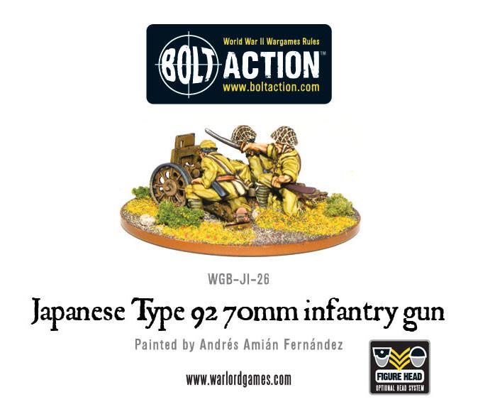 Japanese Type 92 70mm Infantry Gun - Artillerie - Warlord Games - WGB-JI-26