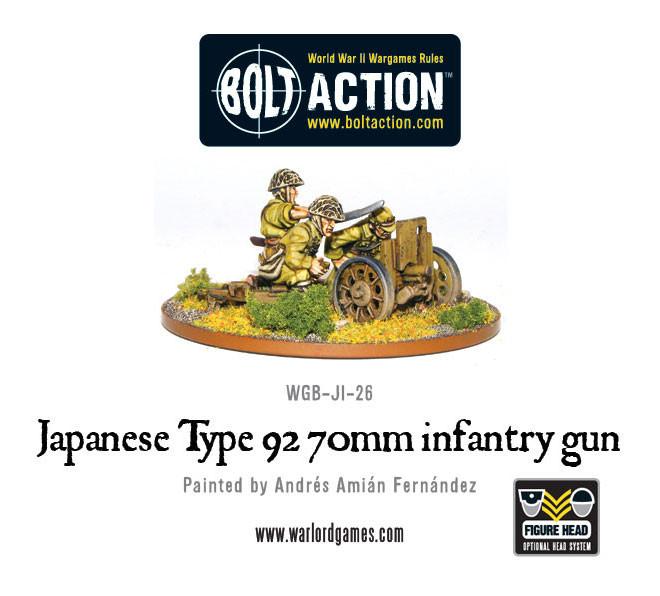 Japanese Type 92 70mm Infantry Gun - Artillerie - Warlord Games - WGB-JI-26
