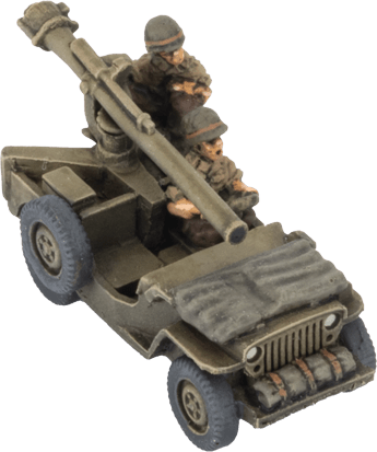 Jeep with 105mm Recoilless Rifle