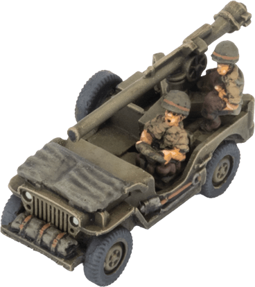 Jeep with 105mm Recoilless Rifle