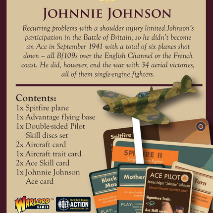 Johnny Johnson (Spitfire) - Sonder - /Einzelmodelle - Warlord Games - 772212006