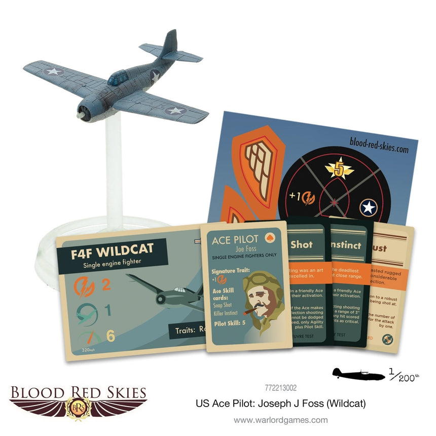 Joseph J. Foss US Ace - Sonder - /Einzelmodelle - Warlord Games - 772213002